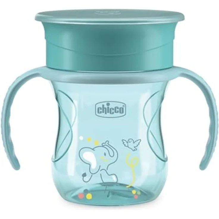 Chicco 00006951250000 Einzelbild 0 2 l Tasse Universal Türkis Kunststoff Silikon