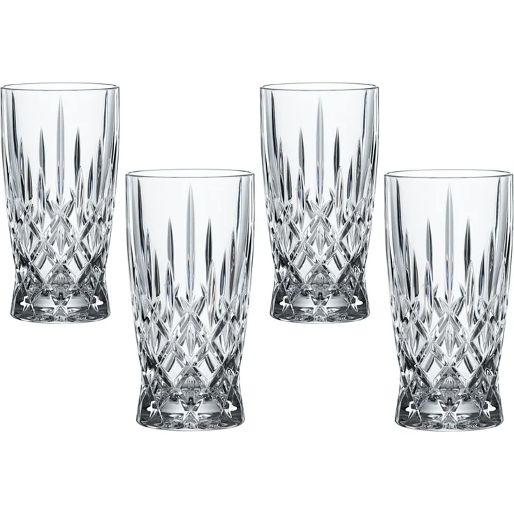 NACHTMANN 104671 NOBLESSE Latte Macchiato Gläser 4er Set und Glastrinkhalme – Bild 4