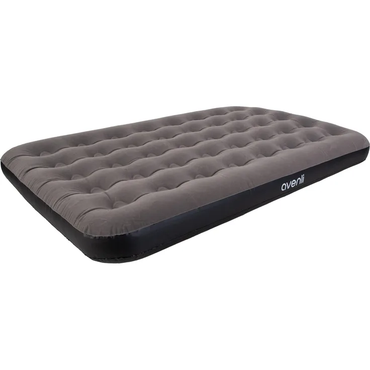Avenli Luftmatratze Camping CloudCoil grau 191x137x22cm
