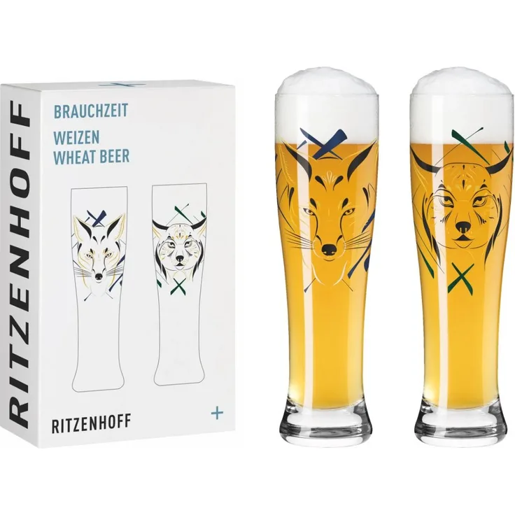 Ritzenhoff 3481012 BRAUCHZEIT Weizenbierglas 2er Set #23, #24 Ana Vasconcelos 2024