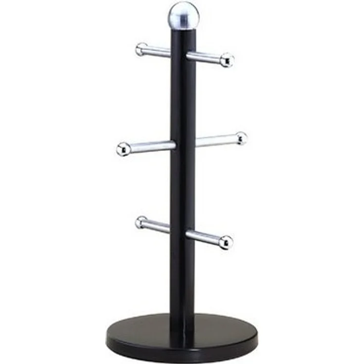 Stilvoller Tassenbaum: Organisieren Sie Ihre Tassen mit Eleganz und Bequemlichkeit Schwarz – Bild 2