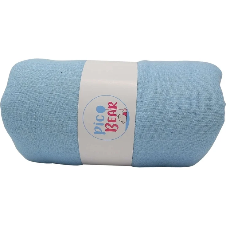 pic Bear Arm-Baby-Stillkissen - Airy Blue : airy blue Musselin – Bild 2