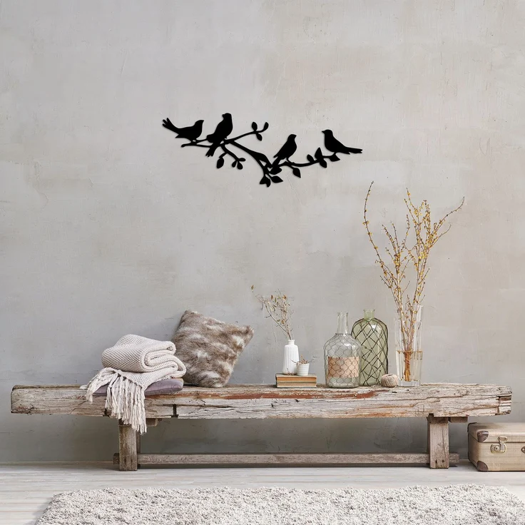 Wallity Wanddekoobjekt 100% METAL (Thickness: 1,5 mm), 70 x 26 cm L2254 – Bild 2