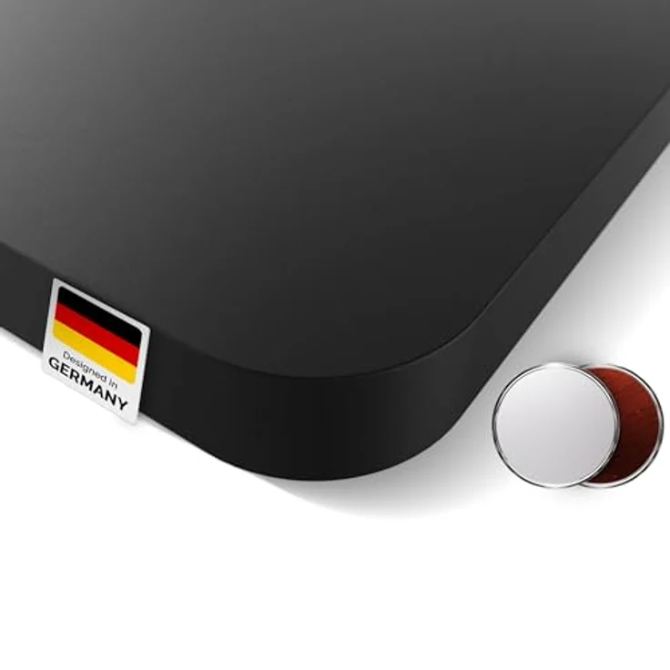DESKSPACE Massive Tischplatte 25 mm, robust, wasserfest und pflegeleicht, melaminbeschichtet, montagefreundlich – Bild 7