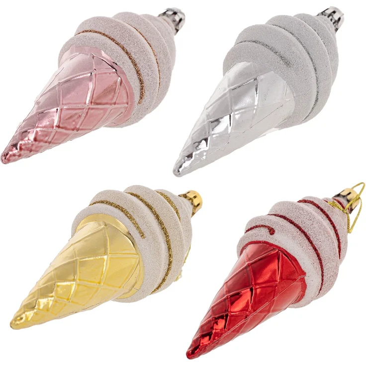KADAX Set Abos Christbaumschmuck, 4 Stück Eis – Bild 8