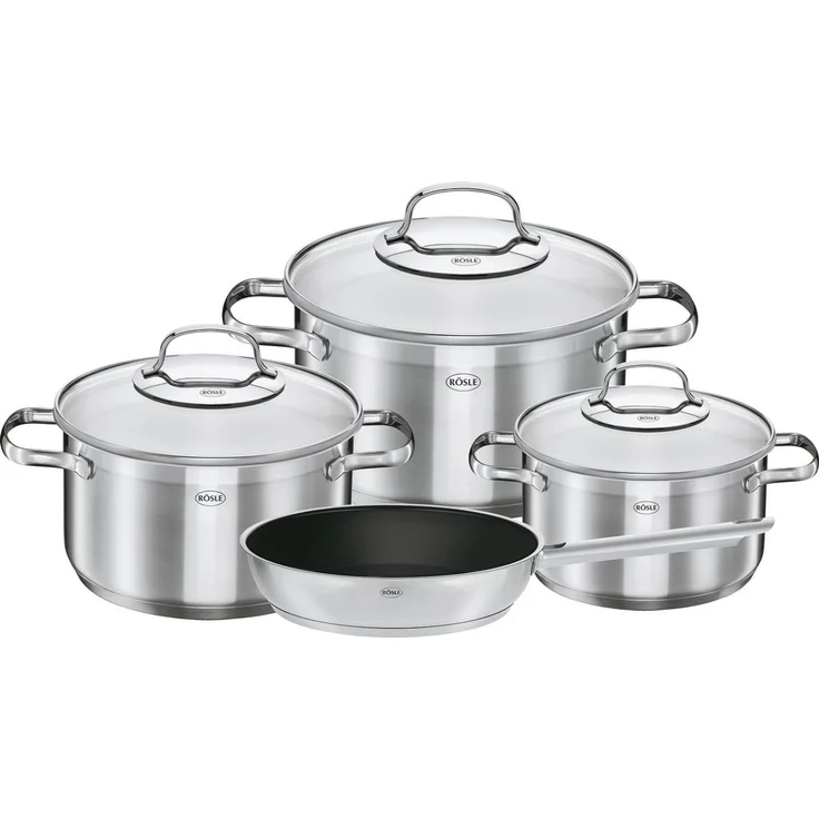 RÖSLE Kochtopf Set 4-tlg. ELEGANCE 13470 Induktion – Bild 5