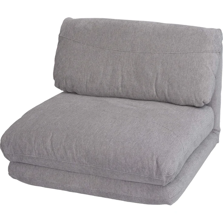 Schlafsessel HWC-E68, Schlafsofa Funktionssessel Klappsessel Relaxsessel, Stoff/Textil ~ hellgrau – Bild 9