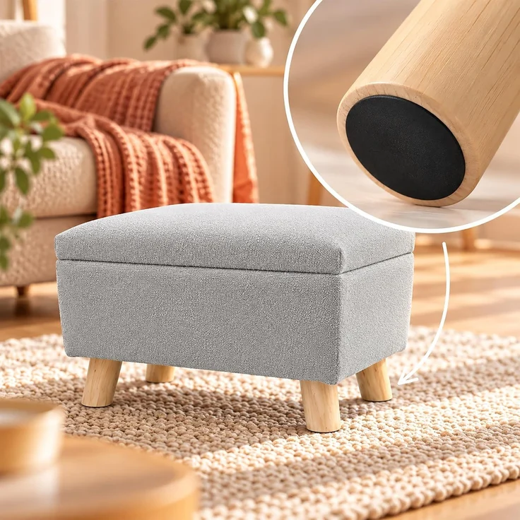 Relaxdays Fußhocker mit Stauraum – Bild 10