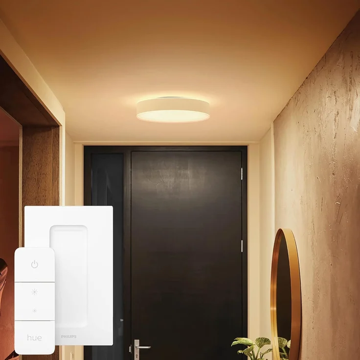 Philips Hue Enrave, kleine Deckenleuchte (Weiß) – Bild 9