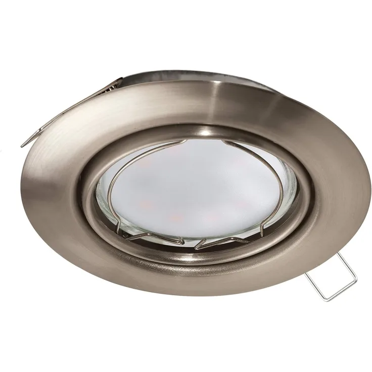 Eglo 94242 GU10 LED Einbauleuchte PENETO nickel-matt max. 1X5W schwenkbar