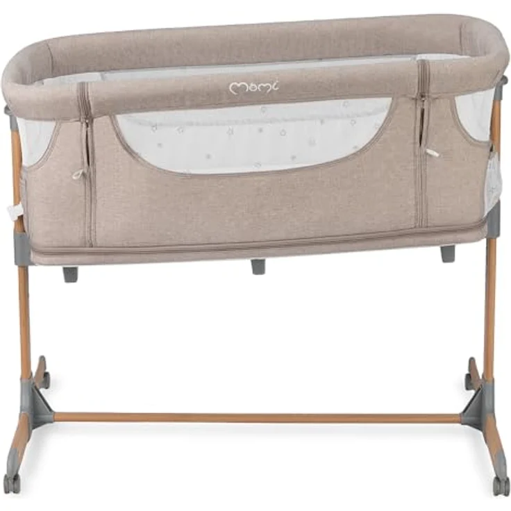 MoMi SMARTBED 4-in-1 Kinderbeistellbetten bis 15 kg, Beistellbett für Babys mit Matratze, Höhenverstellbar – Bild 25