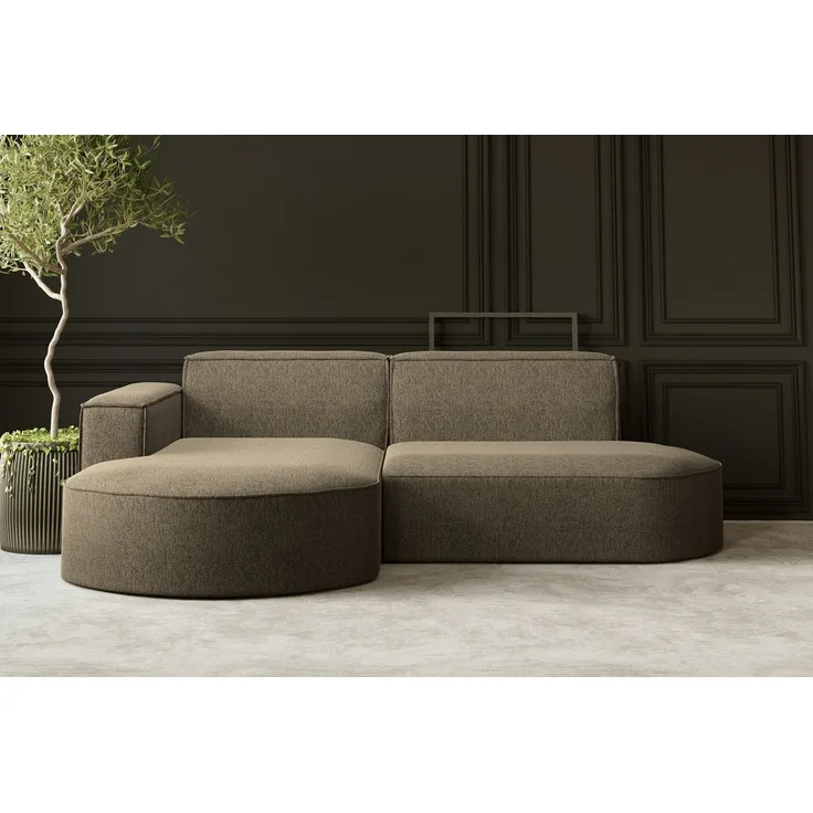 Kaiser Möbel Ecksofa Designer MODENA STUDIO L stoff Poso und Neve