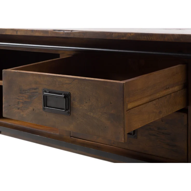 TV-Board Mango 200x55x50 braun lackiert RAILWAY #436 – Bild 5