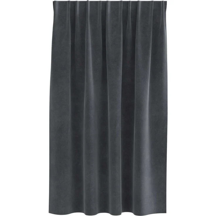 Verdunkelungsvorhänge 2 pcs | für Wohnzimmer & Schlafzimmer Hellgrau 140 x 140 cm Samt – Bild 4