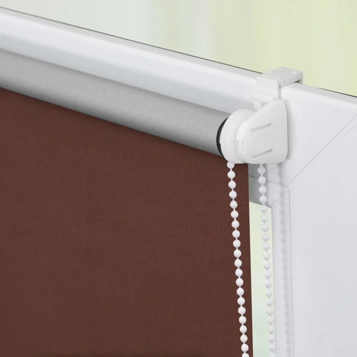 Lichtblick Sonnenschutzsysteme GmbH Thermo-Rollo Vancouver 80 cm x 220 cm (BxL) Braun Verdunkelnd & Thermofunktion; Klemm- und schraubbar; Energiesparend – Bild 5