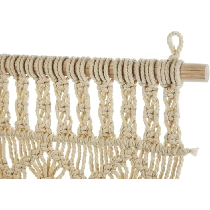 Kobolo Türvorhang Vorhang Instektenschutz LACE beige 132 Stränge 95x210cm (1 St), Schlaufen – Bild 6