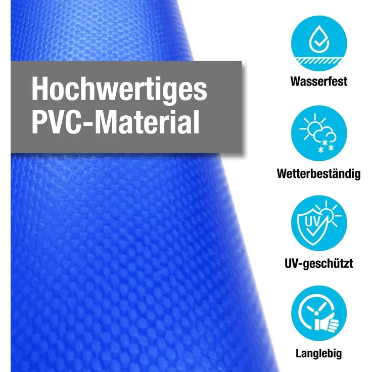 ANKO Planen Schutzplane PVC Plane LKW Plane 600g/m² mit Ösen Rundösen Abdeckplane, Schutzplane Boot Terrasse Industrieplane matt – Bild 4