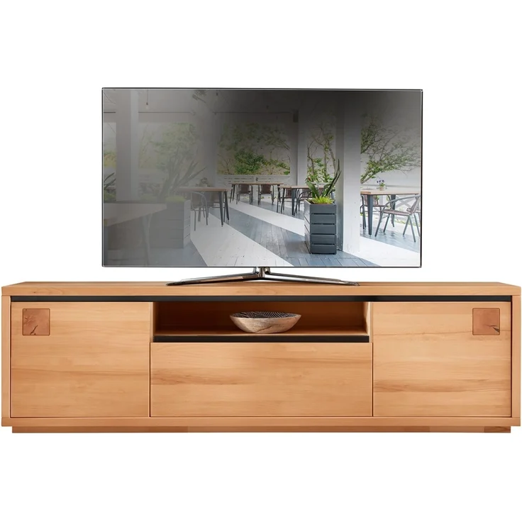 TV Board 215x56cm "Bergamo" Kernbuche geölt WZ-0159 – Bild 3