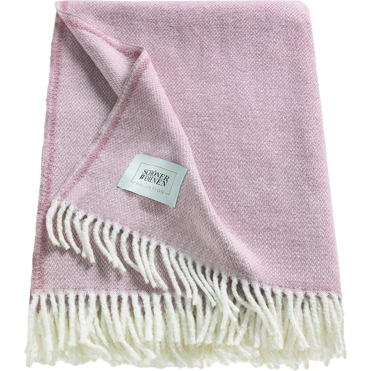 Wohndecke Relax, SCHÖNER WOHNEN-Kollektion, mit gedrehten Fransen, Kuscheldecke
