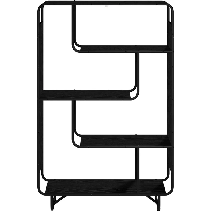 vidaXL Highboard Schwarz Eichen-Optik 93.5 x 37.5 x 144 cm 8007948 – Bild 3