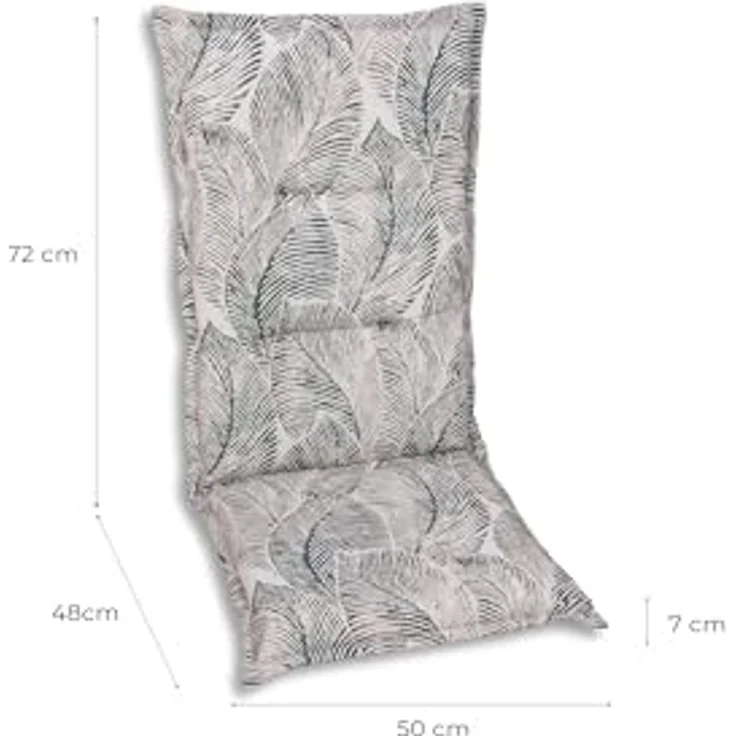 GO-DE Hochlehnerauflage, (Set, 2 St), 120x50 cm – Bild 3
