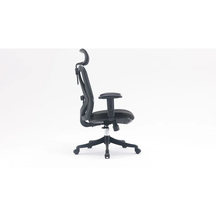 SIHOO Ergonomischer Schreibtischstuhl, Drehstuhl hat Verstellbarer Lordosenstütze, Kopfstütze und Armlehne, Höhenverstellung und Wippfunktion, Rückenschonend, Bürostuhl bis 150kg/330LB Belastbar – Bild 9
