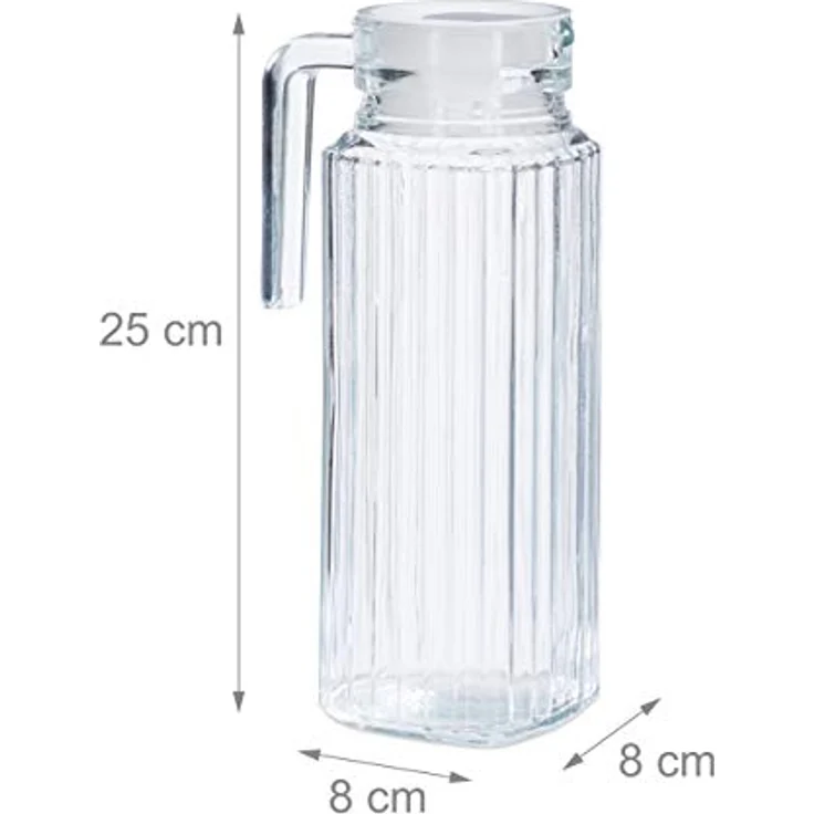 2 x Saftkrug Glas 1 l – Bild 5