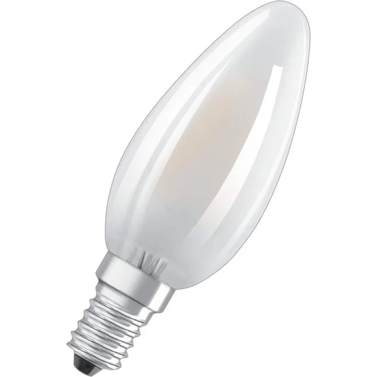 OSRAM Filament LED Lampe mit E14 Sockel, Kaltweiss (4000K), Kerzenform, 4W, Ersatz für 40W-Glühbirne, matt, LED Retrofit CLASSIC B, 10er-Pack – Bild 4