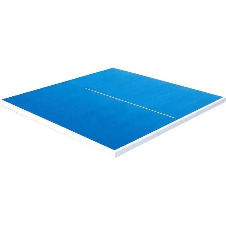 Sport-Thieme Tischtennis-Plattenhälfte für Profi-Tischtennisplatte, wetterbeständig, 30 mm stark aus Polymerbeton, 137 x 152,5 cm