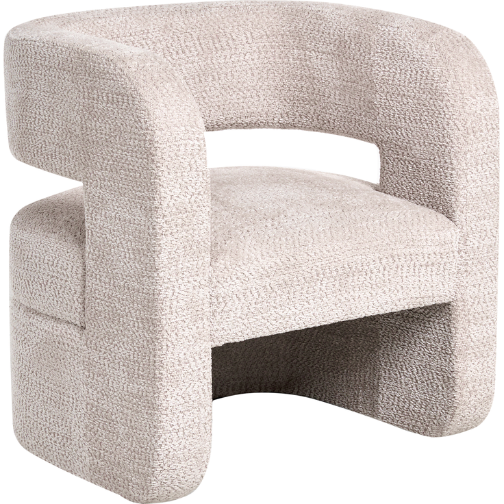 Sessel VIDSEL Chenillegewebe Beige
