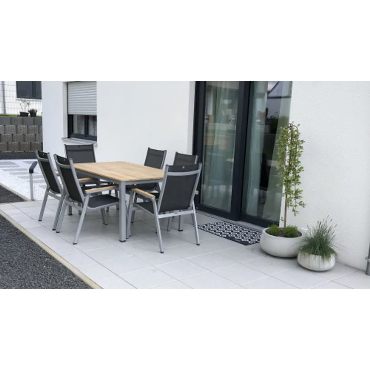 Kettler Granada Klappsessel - silber / anthrazit – Bild 10