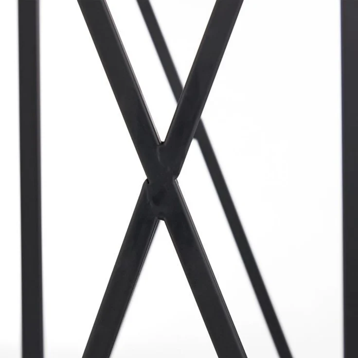 Schwarzes Kaminholzregal aus Stahl 10037807 – Bild 6
