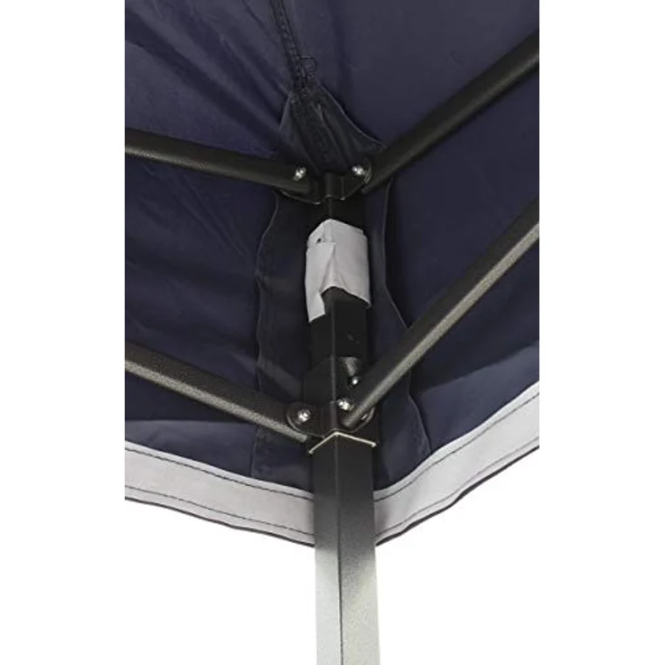 All Seasons Gazebos 3x3 m vollständig wasserdichtes Faltpavillon mit 4 Seitenteilen - Marineblau – Bild 7