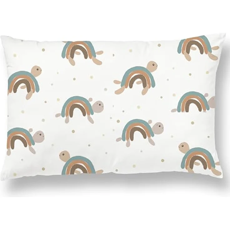 SUPERBE BEBE Kinderkissen Mit Kopfkissenbezug Baumwolle - Kissen für Kinder 1 bis 3 Jahre Größe 33x45 cm - Weiches Kissen Hypoallergen Maschinenwaschbar Ideal Fürs Bett oder Auf Reisen EIN Nickerchen – Bild 2