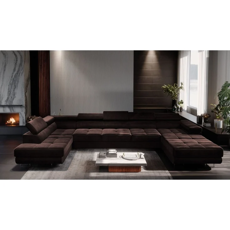 Muffo Ecksofa WILD U MAXI, 2x Bettkasten, mit Schlaffunktion – Bild 1