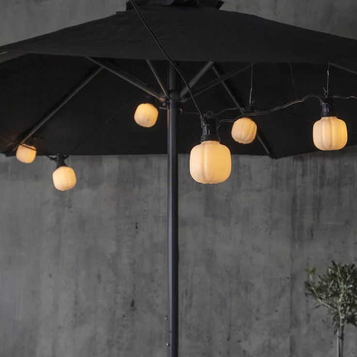 LED Outdoor-Lichterkette ,Circus Maxi', Netzbetrieb, warmweiß, matt, 5m