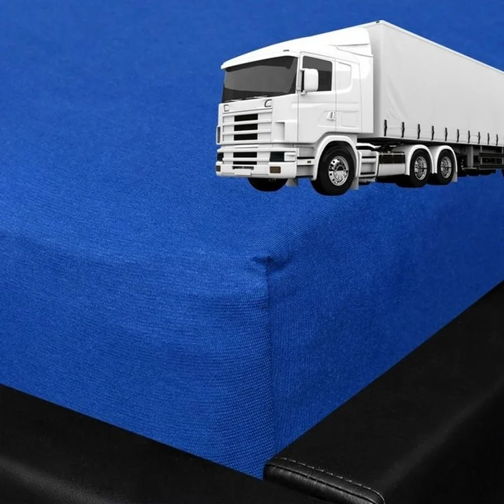 BETTWARENSHOP Spannbettlaken LKW Truck, Jersey, Gummizug: Rundumgummi, (1 Stück), für die Fernfahrer Schlafkabine – Bild 2