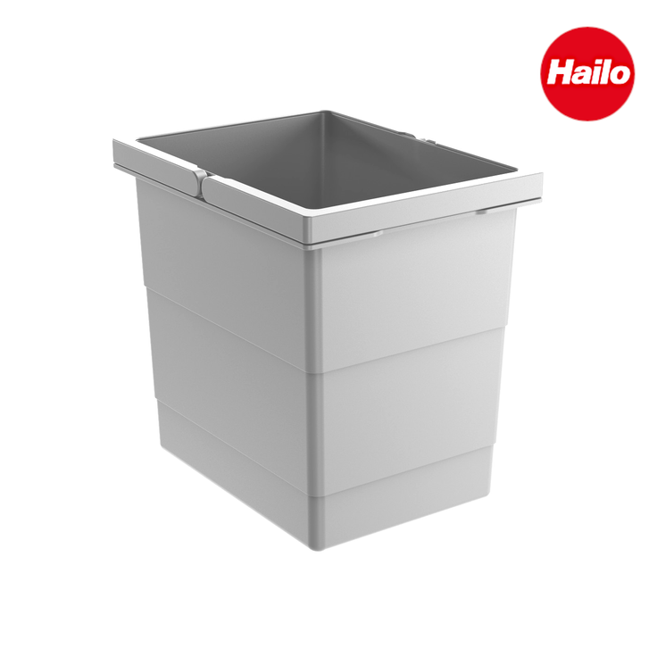Hailo Einbaumülleimer Hailo Inneneimer 1107289 mit Deckel 6,5 L 226x174x200 mm 2 Henkel – Bild 4