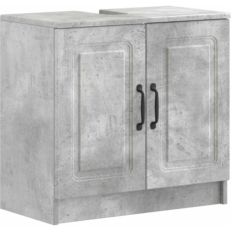vidaXL 3-teiliges Badezimmer-Schranksystem UTRECHT 3 stk. Betongrau 3418056 – Bild 4