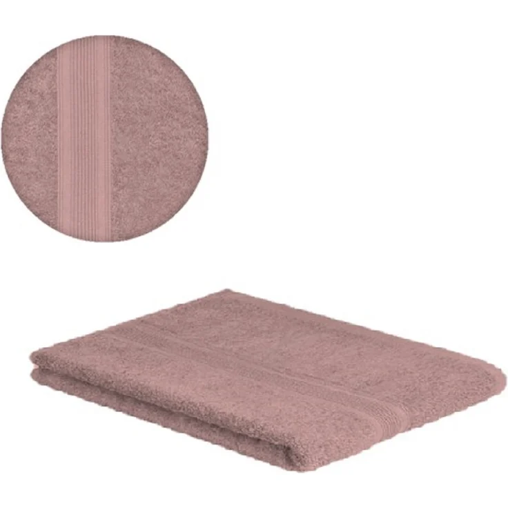 Badvorleger Frottier 700 g/m² 50 x 80 cm Rosa – Bild 1
