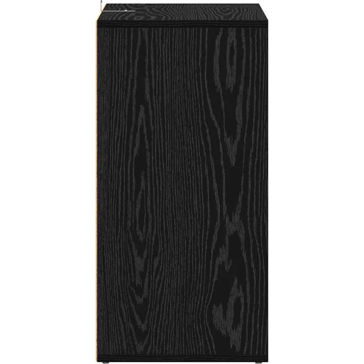 vidaXL Schuhschrank Schwarz Eichen-Optik 60 x 35 x 70 cm Holzwerkstoff 862683 – Bild 7