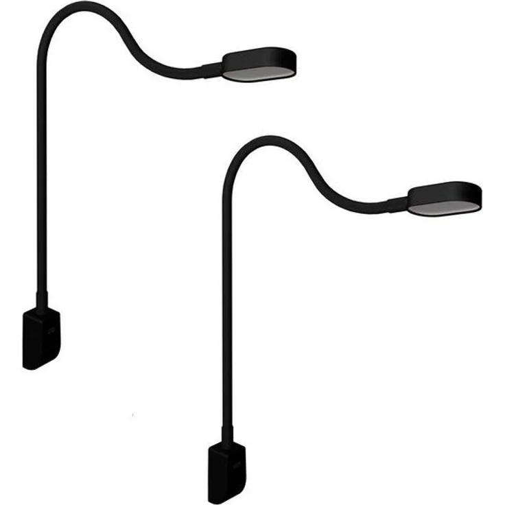 kalb Bettleuchte Ilios LED-Bettleuchte USB-C Wand- & Winkelmontage Flex Arm Dimmbar, Touch-Dimm-Schalter, Warmweiß – Bild 4
