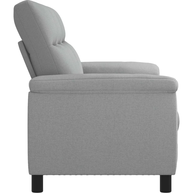vidaXL Sofa Hellgrau 214 x 90 x 95 cm Stoff 42040964 – Bild 3