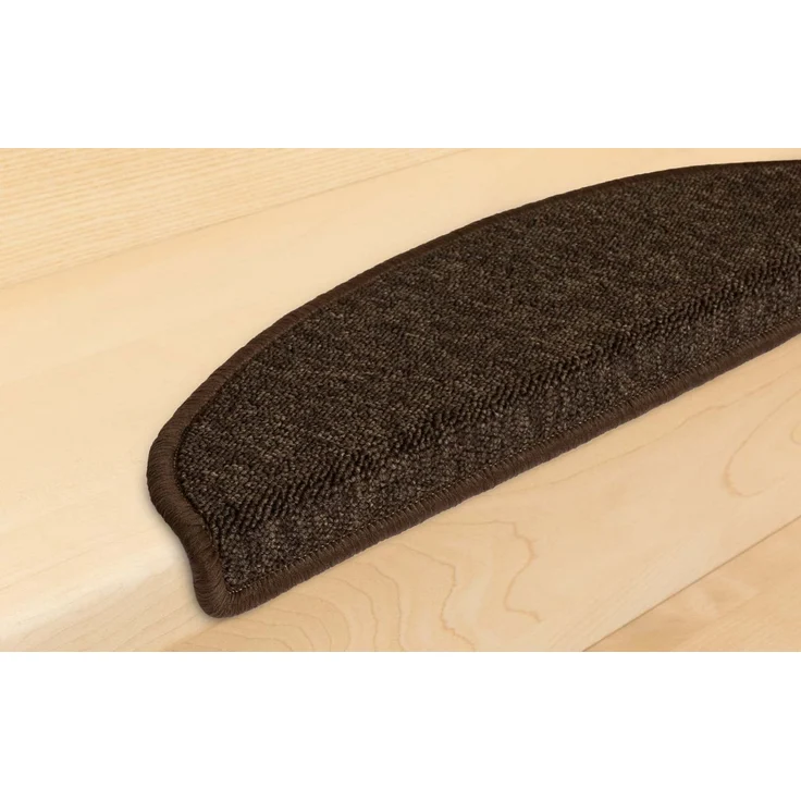 Metzker® Stufenmatte Stufenmatten Rambo Kleinformat 55x15x3,5cm Halbrund, halbrund, Höhe: 5 mm, 15 Stück im Set - Kaffeebraun – Bild 2