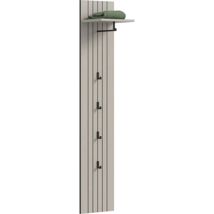 Garderobepaneel (B/H/T: 31x160x27 cm) in Kaschmir Nachbildung