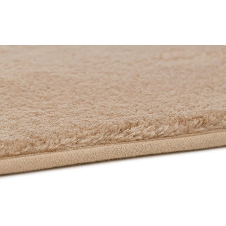 Gözze - Premium Rutschfester Runder Badezimmerteppich, RIO, 100% Microfaser, Ø 110 cm - Sand – Bild 3