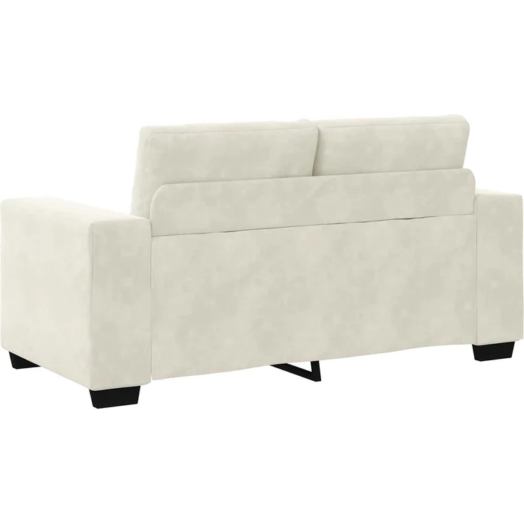vidaXL Sofa Set 3 stk. 6-Sitzer Creme 221 x 78 x 80 cm Samt 3324647 – Bild 8
