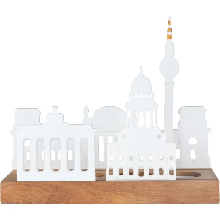 Räder Lichtobjekt Stadtsilhouette Berlin 25x9,5x20,5 cm