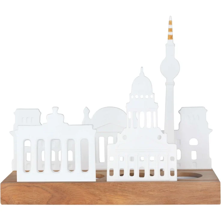 Räder Lichtobjekt Stadtsilhouette Berlin 25x9,5x20,5 cm