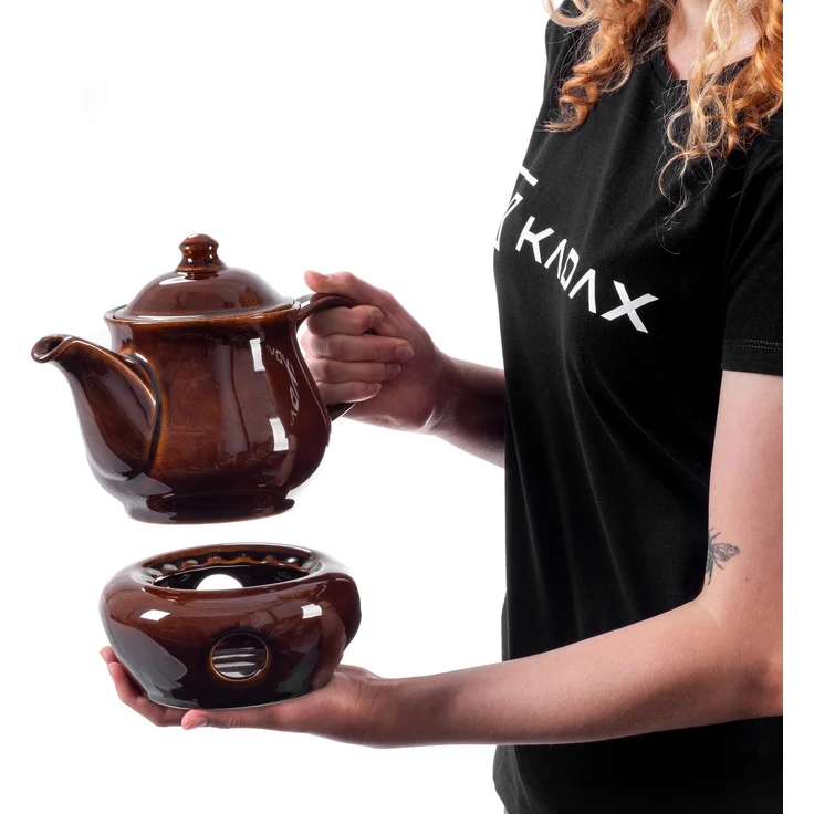 KADAX Krug mit Heizung Steinzeugkessel 1L – Bild 5